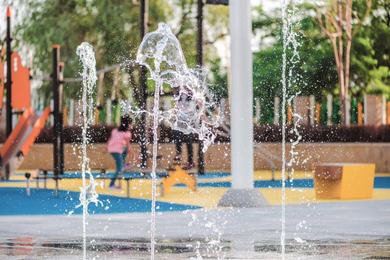 Al Messila, A Luxury Collection Resort & Spa, Doha Luaran gambar Fountains at the park